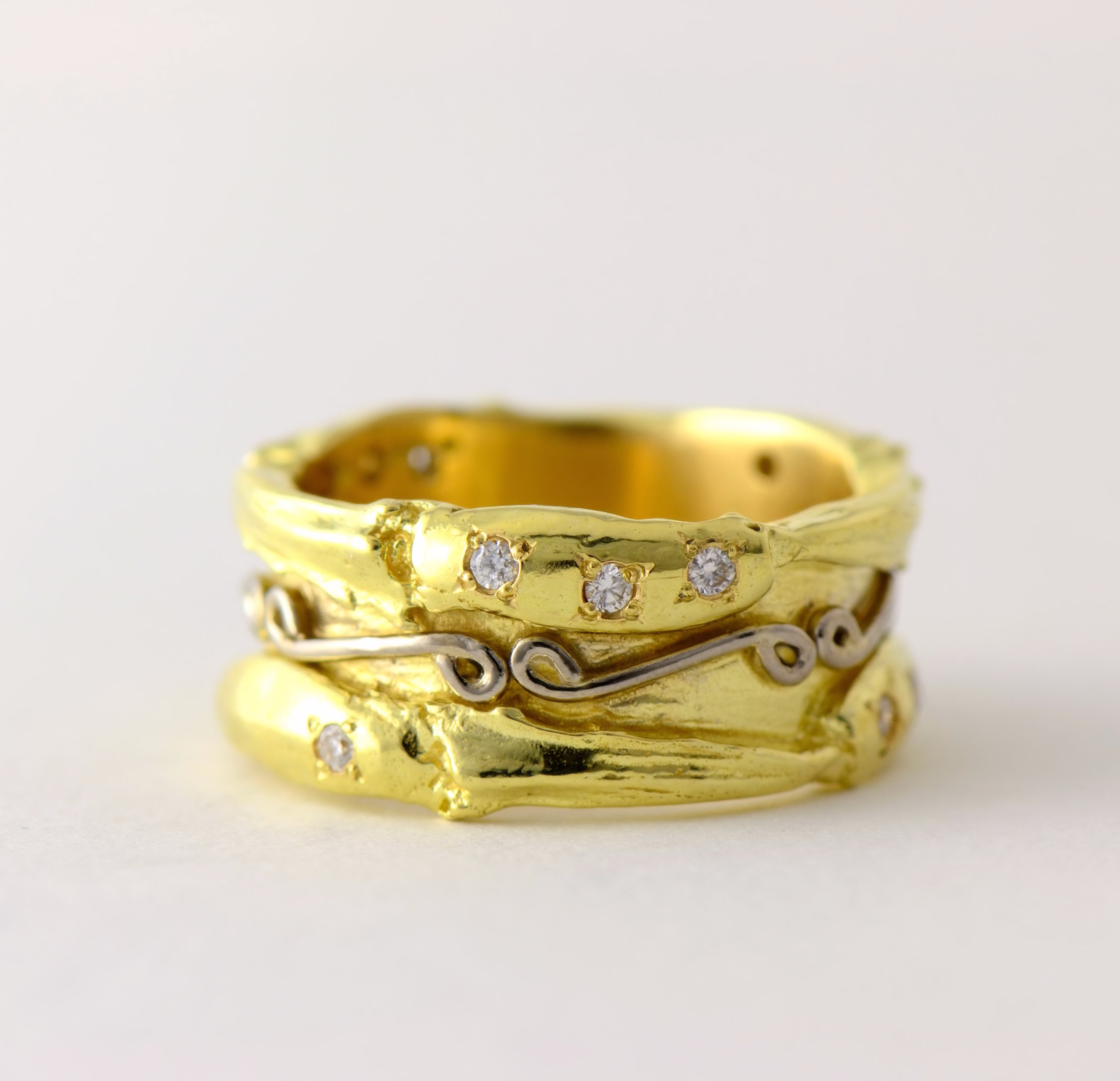 Thick gold wedding bands 60 photos - Astyledwedding.com Thick gold wedding bands 60 photos - Astyledwedding.com