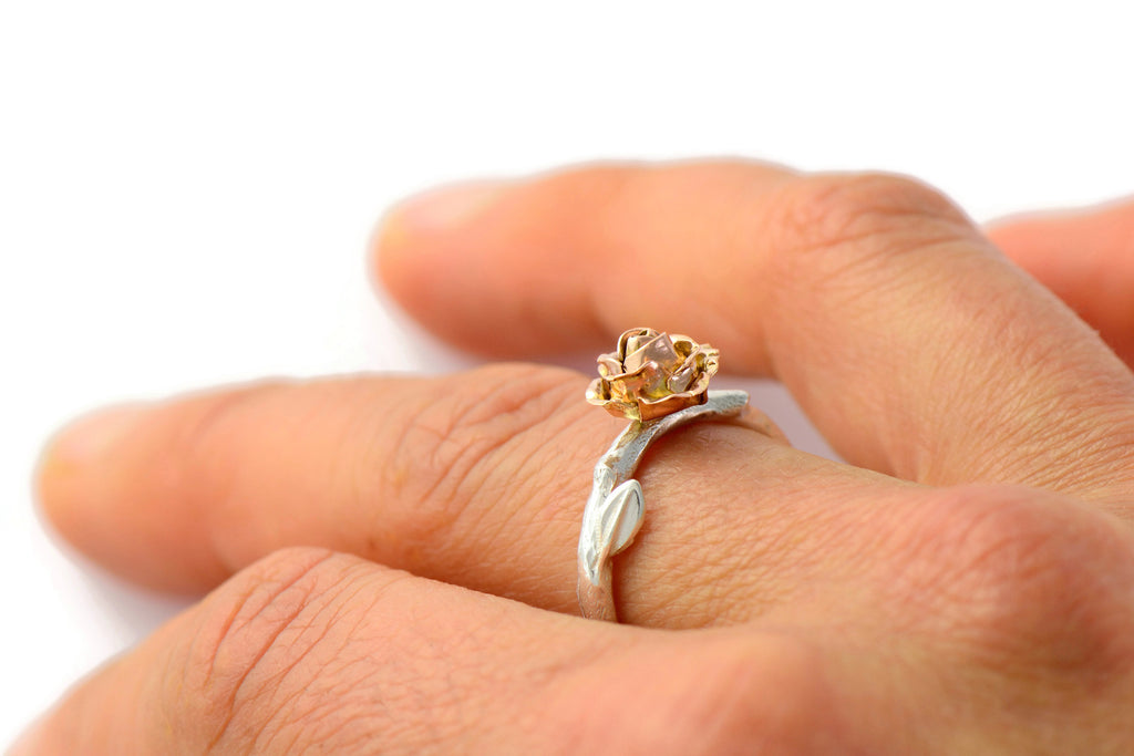 rose engagement ring 