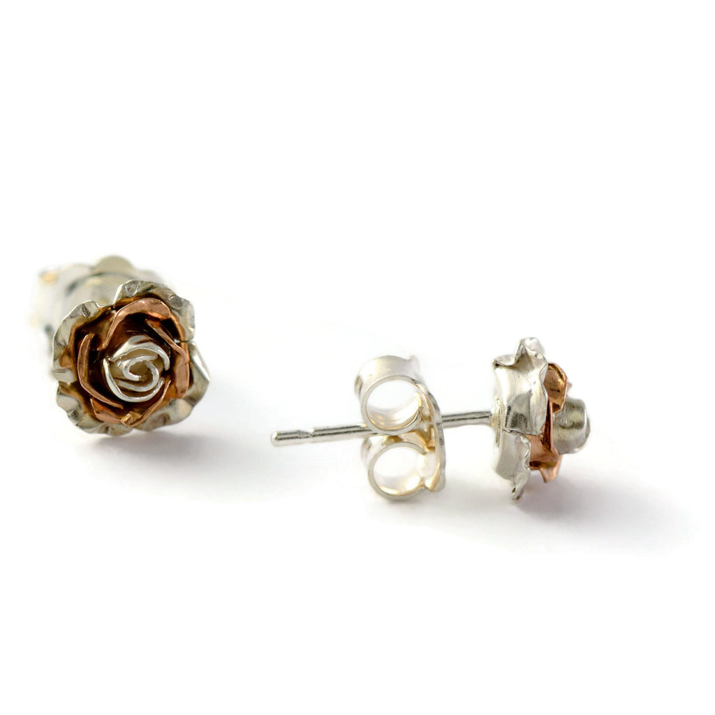 rose stud earrings 