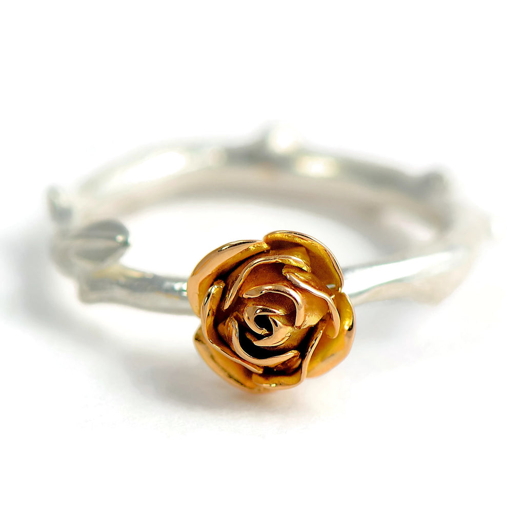 18ct rose gold ring 