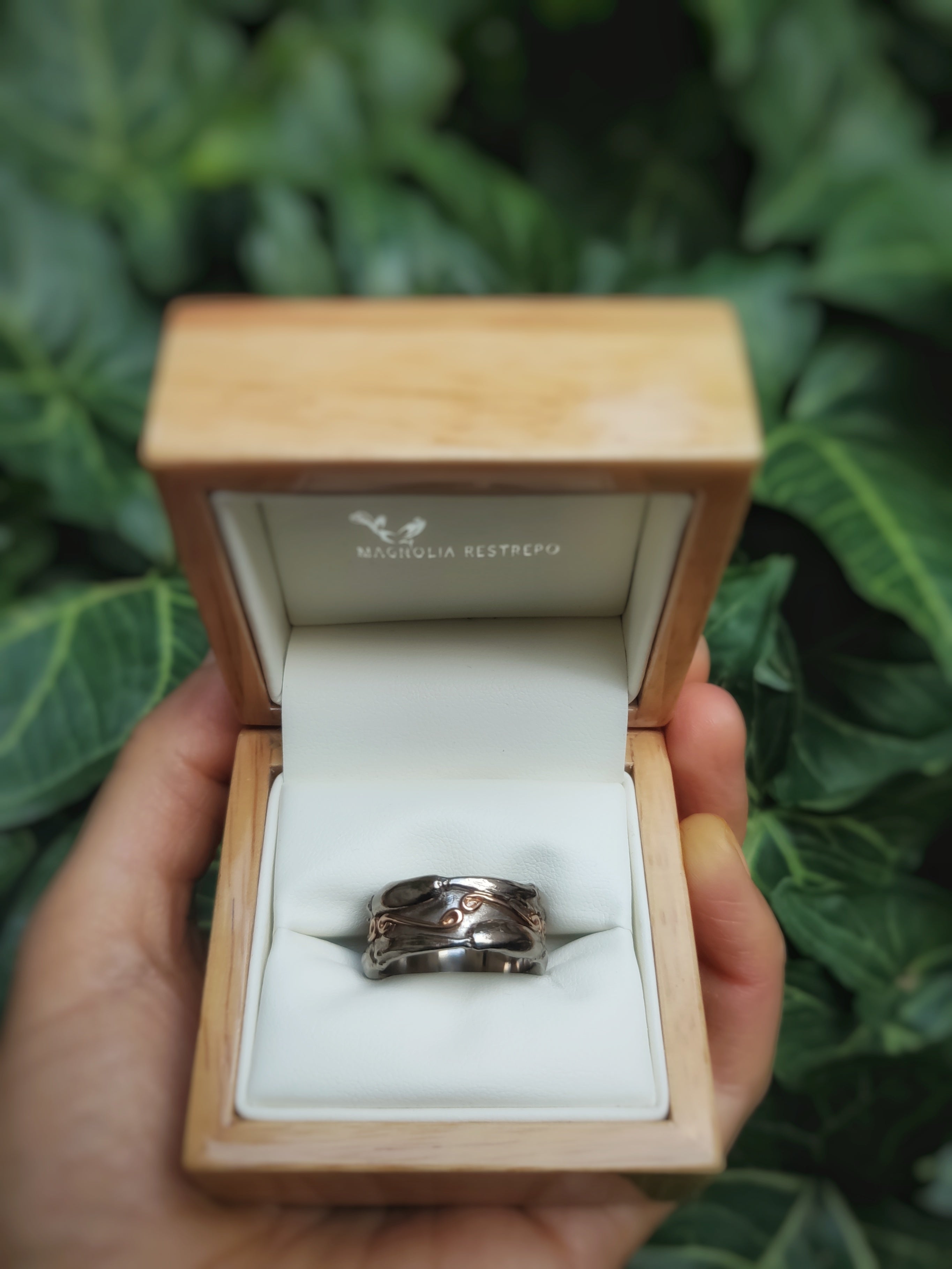 Thick Interlocking Set of 3 Rings, 14K Rose Gold Fill – Hannah Naomi Jewelry
